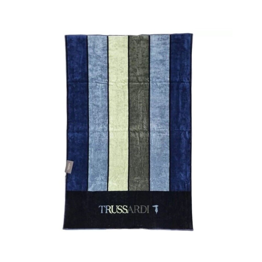 Bath Towel TRUSSARDI Skyscrapers Green (multicolor) 37.5”x59” NWT (W-3)